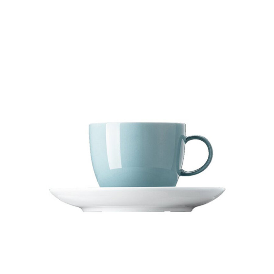 Schotel / Ondertas voor koffiekop Sunny Day Soft blue-2