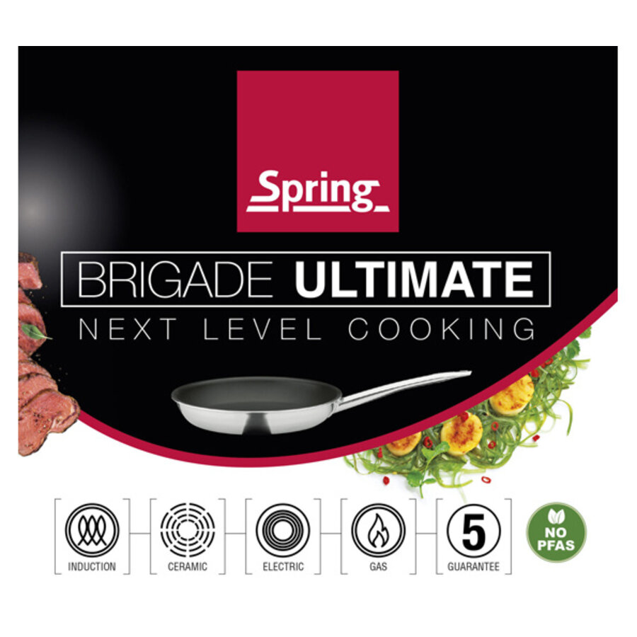 Bakpan Brigade Ultimate 24 cm antikleef-4