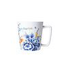 Heinen Delfs Blauw Beker Wildbloemen / Bloemenveld I