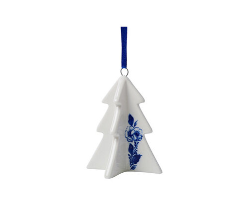 Heinen Delfs Blauw Kerstornament Kerstboom   Heinen Delfs Blauw Kerstornament Kerstboom