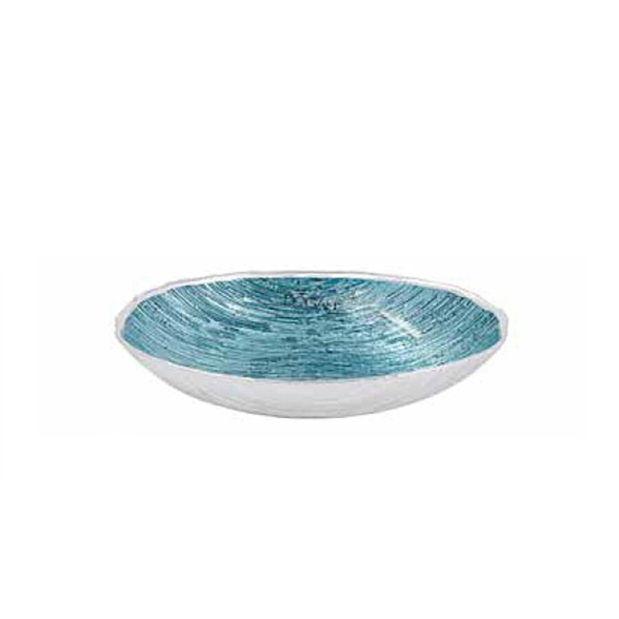 Ovale schaal Goccia lichtblauw 27x18 cm-1