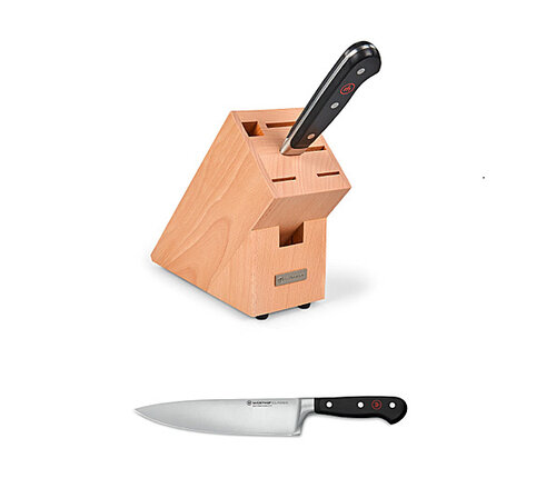 Wüsthof - Dreizack Koksmes of demi-chefmes Classic 20 cm met GRATIS messenblok 