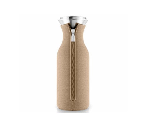  Eva Solo Fridge carafe 1 L bruin Caramel geweven hoesje 