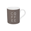 Design@Home Beker porselein 35 cl COFFEE