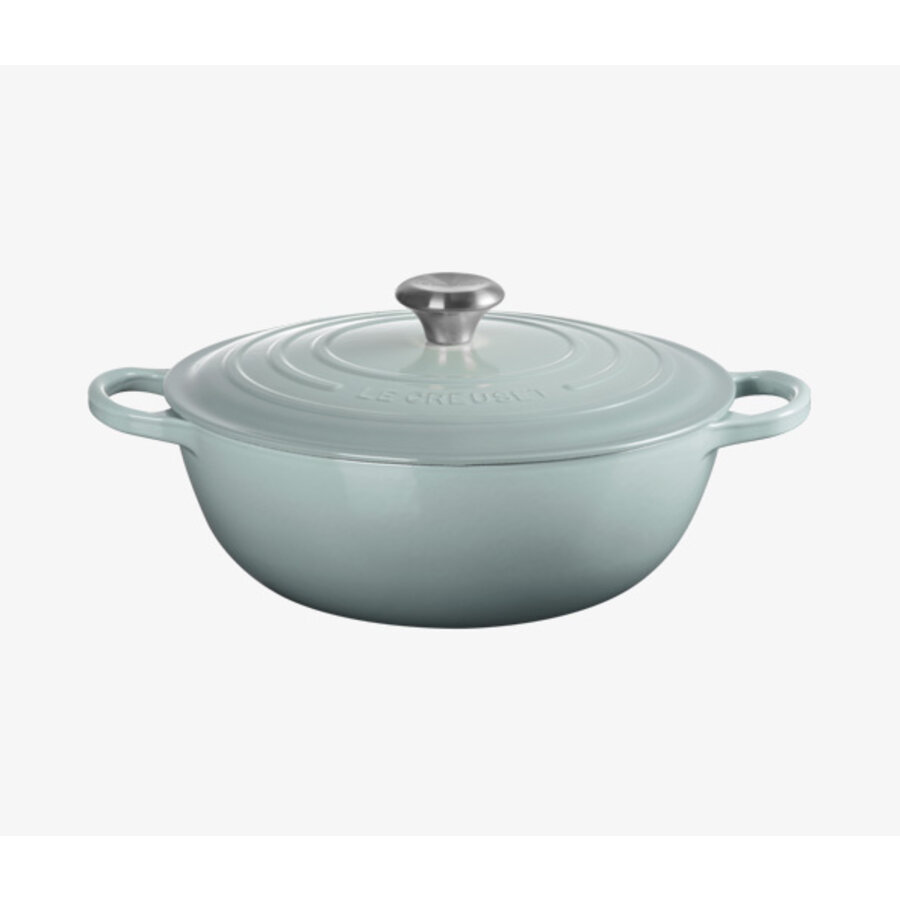 Stoofpot Marmite 28 cm sea salt  met deksel gietijzer-1