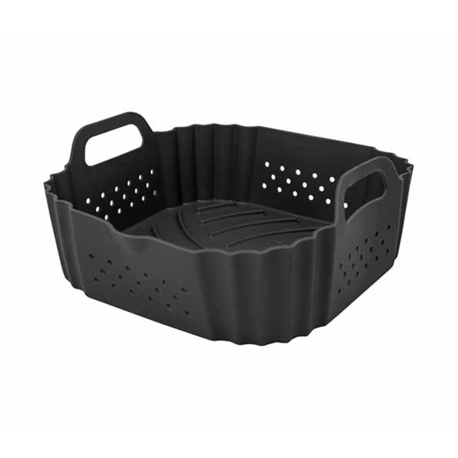 Mandje in hittebestendig siliconen voor in de airfryer-1