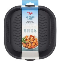thumb-Invouwbaar mandje voor airfryer in siliconen 21.5 x 20.5 x 8 cm-2