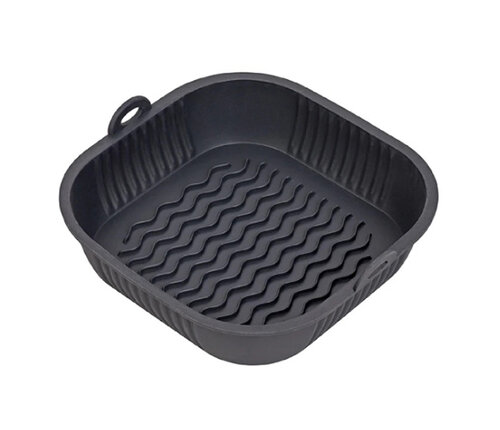  Invouwbaar mandje voor airfryer in siliconen 21.5 x 20.5 x 8 cm 