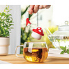 Theebuiltje Enchan Tea in de vorm van een paddestoel en een elfje siliconen