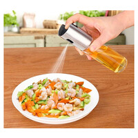 Olieverstuiver / Oliespray glas / roestvrij staal 125 ml