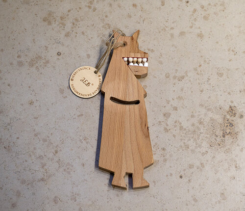  Dendermondiana Houten plank beuk Dendermondse knaptand 