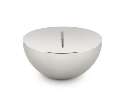  Alessi Rocc container opbergdoos midden in rvs 15,5 cm ciam. 8,5 cm h. 