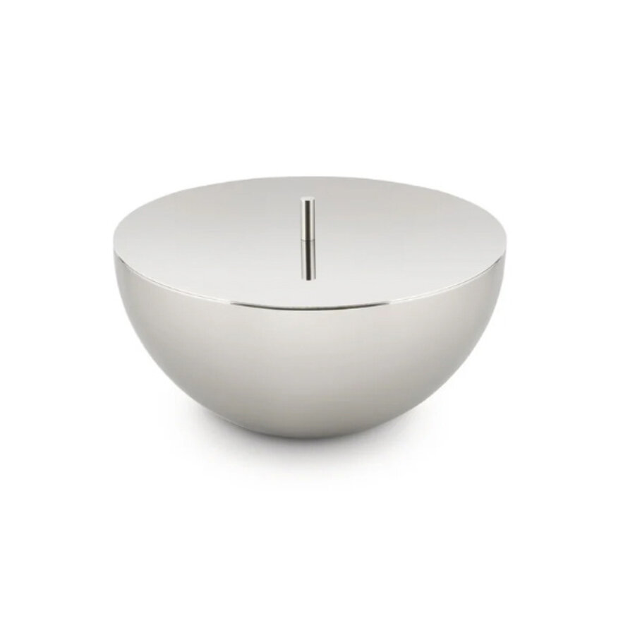 Rocc container opbergdoos midden in rvs 15,5 cm ciam. 8,5 cm h.-1