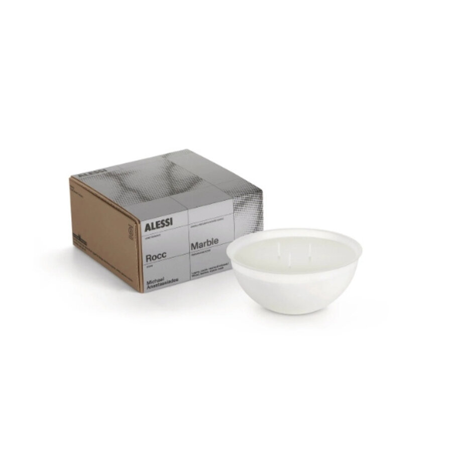 Geparfumeerde kaars marble voor in Rocc container klein small-1