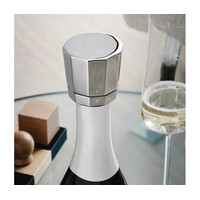 thumb-Champagnestop Eugenia verchroomd zamak en siliconen-2