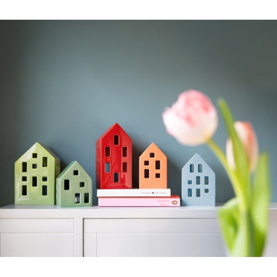 Huisje / Lichthuisje / Sfeerlichtje Nyhavn geel-2