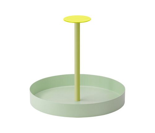  Remember Serveerschotel lichtgroen & limoen 28 cm diam. - 25 cm hoogte 