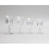 Rode wijnglas Metternich côtes plates