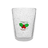Beker in wit glas met hulst - Kerstdecoratie - Christmas