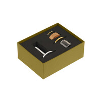 thumb-Kandelaar Myriade klein 8 cm h. staal - acryl - hout - verguld-4