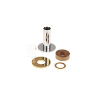 thumb-Kandelaar Myriade klein 8 cm h. staal - acryl - hout - verguld-3