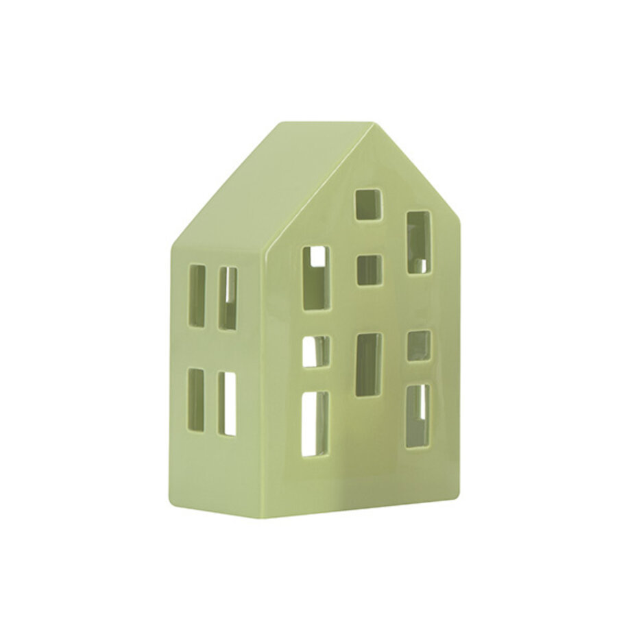 Huisje / Lichthuisje / Sfeerlichtje Nyhavn lichtgroen-1