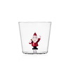 Beker / Glas Kerstman / Santa Claus met rugzak 35 cl