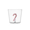 Beker / Glas snoepstok candy cane 35 cl
