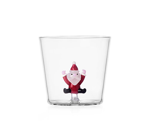  Ichendorf Milano Beker / Glas springende kerstman / Santa Claus 35 cl 