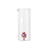 Kruik zonder handvat met kleurrijk pakje of geschenk