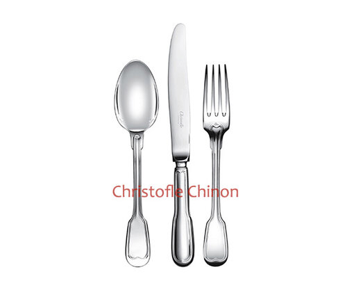  Christofle Koffielepel Chinon verzilverd 