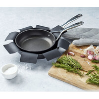 thumb-Set 2 pannenbeschermers siliconen zwart-2