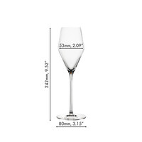 thumb-Set 2 Champagneflute Definition kristal 250 ml-2