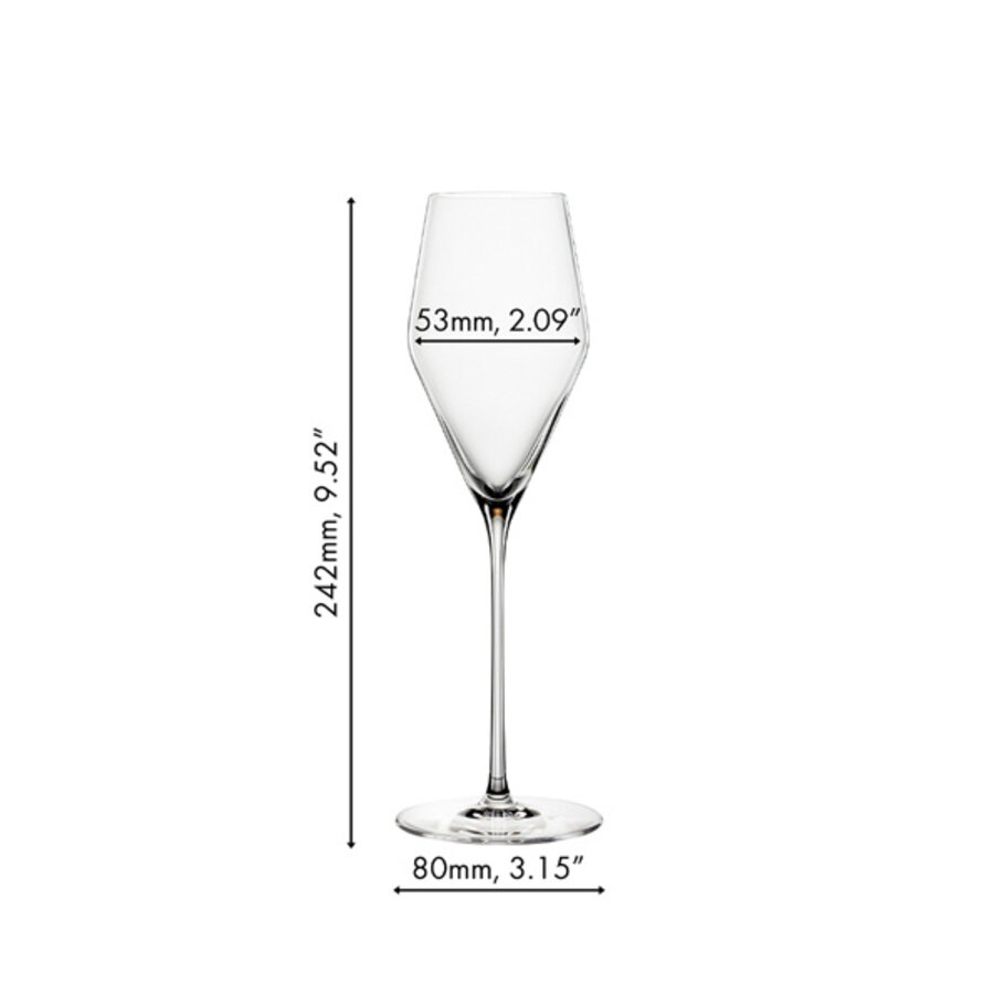 Set 2 Champagneflute Definition kristal 250 ml-2