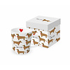 PPD - Paperproducts Design Beker met oor / Mug Teckel 35 cl