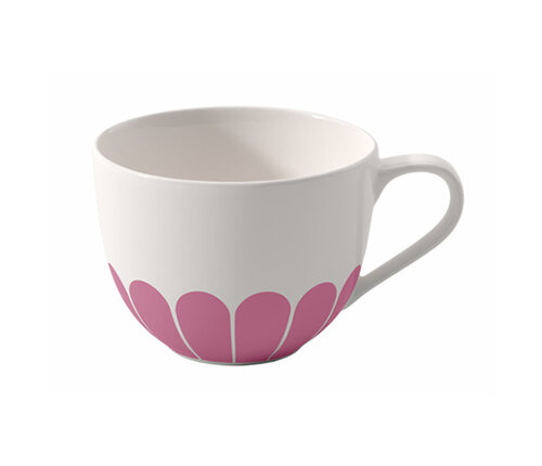  Villeroy & Boch Koffiekop Fleur rood roze cassis 16 cl 