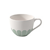 Koffiekop Fleur groen ver 16 cl
