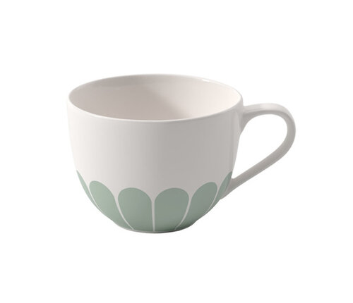  Villeroy & Boch Koffiekop Fleur groen ver 16 cl 