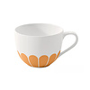 Koffiekop Fleur oranje soleil 16 cl