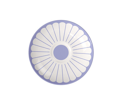  Villeroy & Boch Schotel koffiekop / ondertas Fleur blauw bleu 