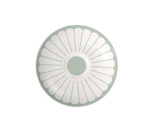  Villeroy & Boch Schotel koffiekop / ondertas Fleur vert groen 