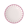 Villeroy & Boch Dinerbord / Plat bord Fleur 26.5 cm rood roze cassis