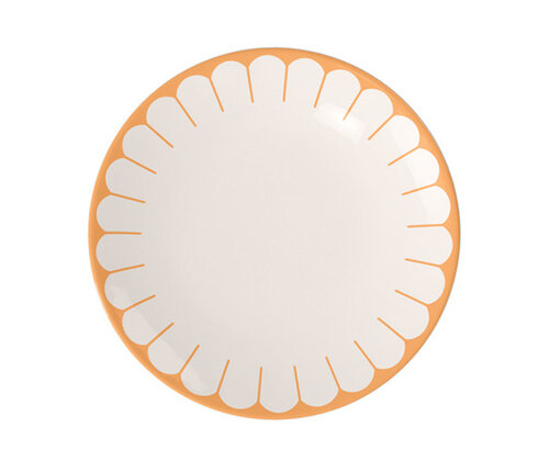  Villeroy & Boch Dinerbord / Plat bord Fleur 26.5 cm oranje soleil 
