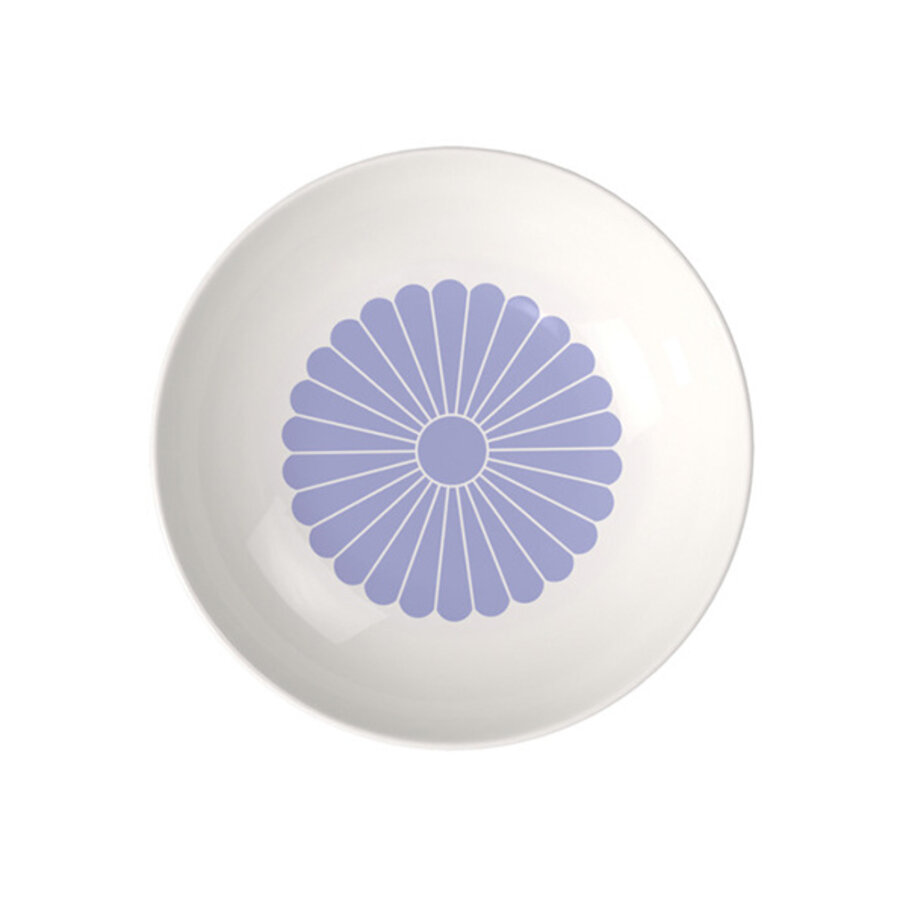 Diep bord / Pastabord Fleur 24 cm blauw bleu-2
