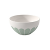 Bol / Bowl / Mueslikom Fleur 14 cm 43 cl groen vert