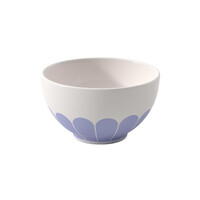 Bol / Bowl / Mueslikom Fleur 14 cm 43 cl blauw bleu