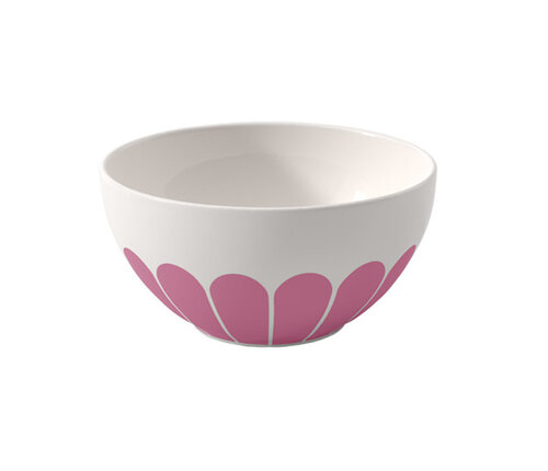  Villeroy & Boch Bol / Bowl / Mueslikom Fleur 14 cm 43 cl rood roze cassis 