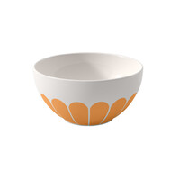Bol / Bowl / Mueslikom Fleur 14 cm 43 cl oranje soleil
