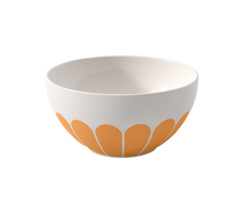  Villeroy & Boch Bol / Bowl / Mueslikom Fleur 14 cm 43 cl oranje soleil 