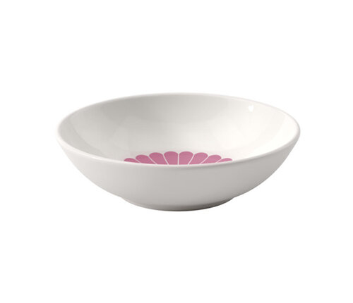  Villeroy & Boch Dessertschaaltje Fleur 13.2 cm 11 cl rood roze cassis 